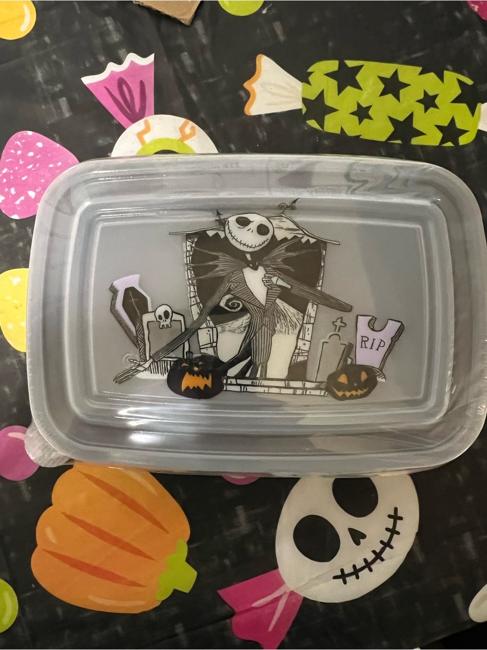 Nightmare Before Christmas 4 piece meal prep container